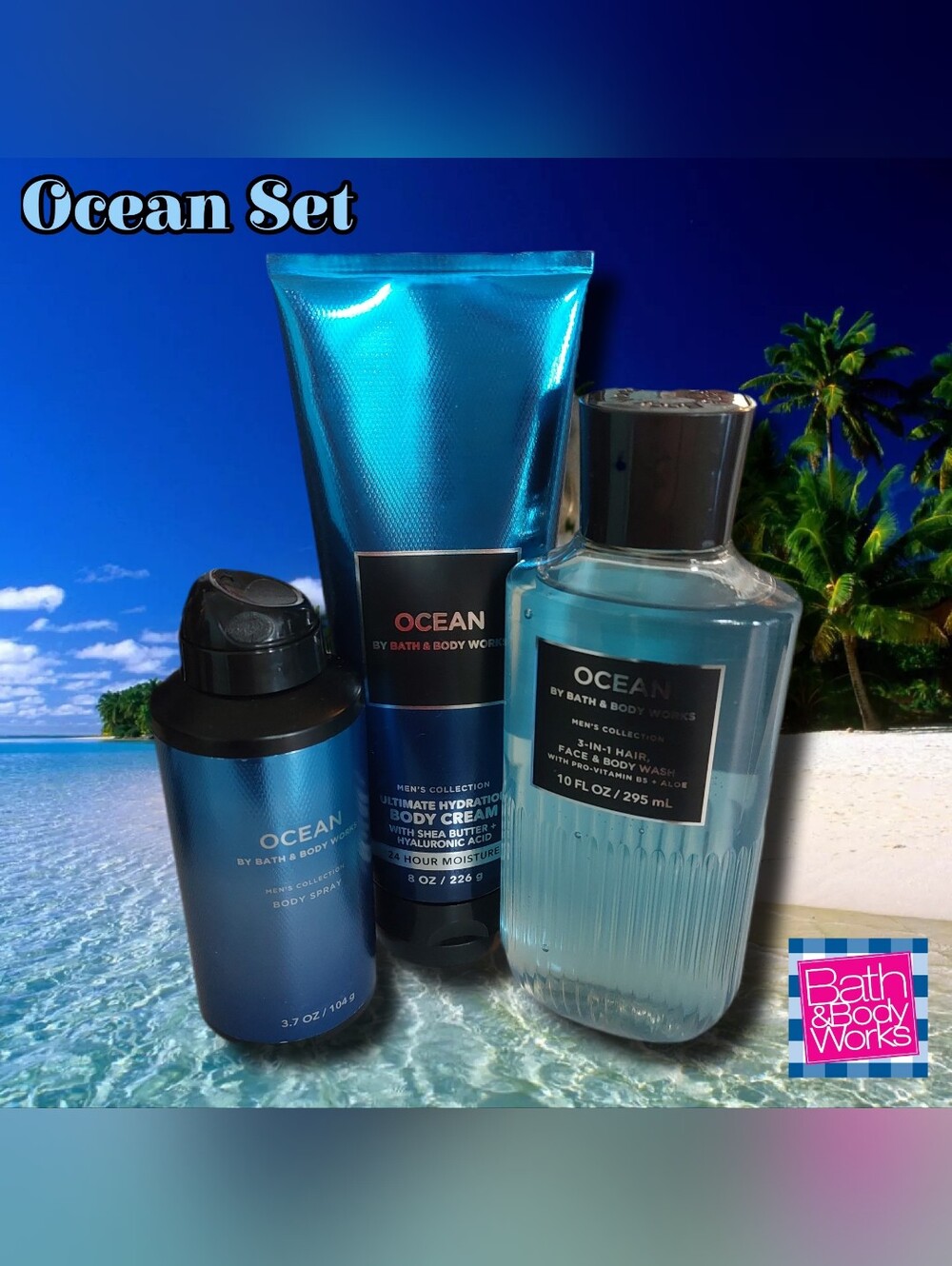 Bath & Body Works - Ocean - Men’s Set